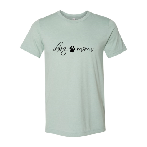 Dog Mom Script Paw T-Shirt