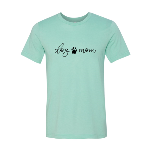 Dog Mom Script Paw T-Shirt