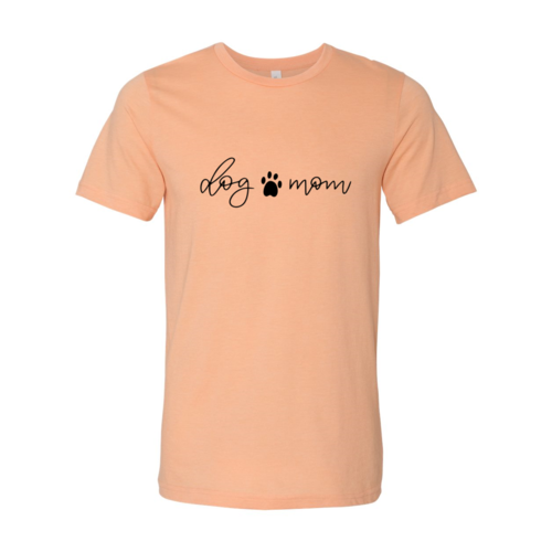 Dog Mom Script Paw T-Shirt