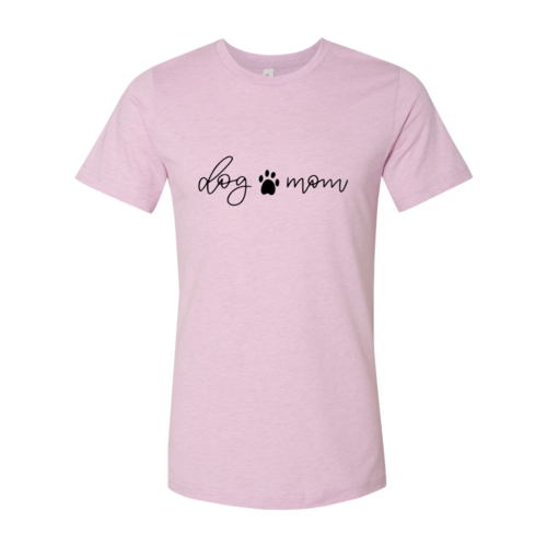 Dog Mom Script Paw T-Shirt