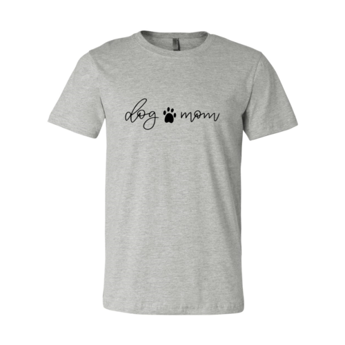 Dog Mom Script Paw T-Shirt