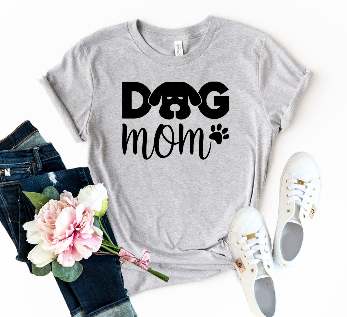 Dog Mom Puppy Face T-Shirt
