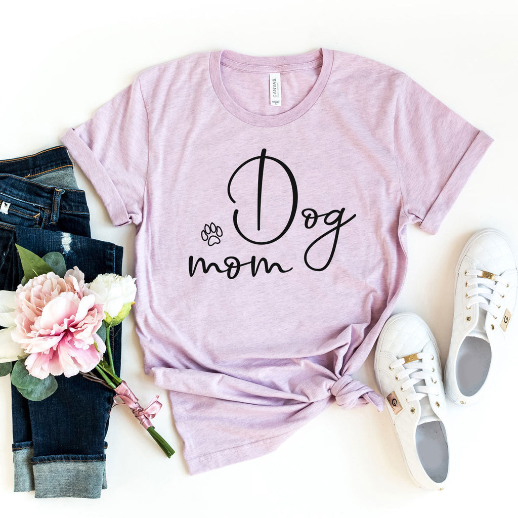 Dog Mom Paw Circle T-Shirt