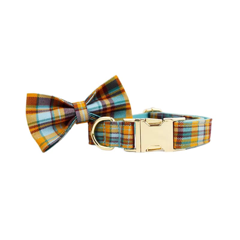 Autumn Blue Plaid Set